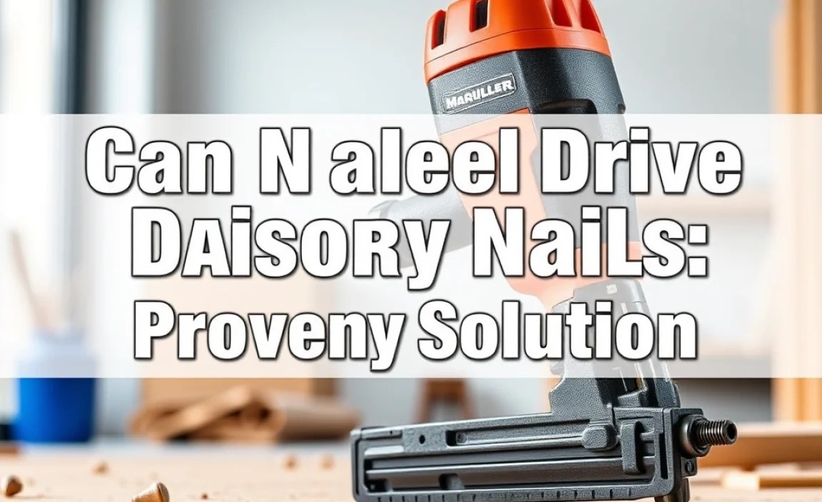 Can A Nailer Drive Masonry Nails: Proven Solution