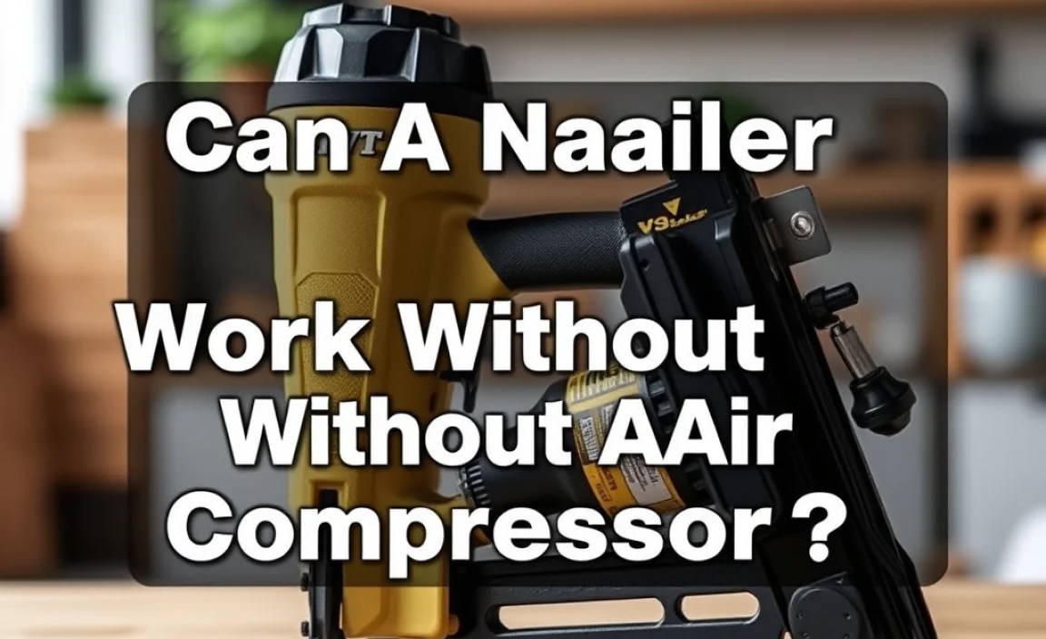 Can A Nailer Work Without Air Compressor? Genius Guide