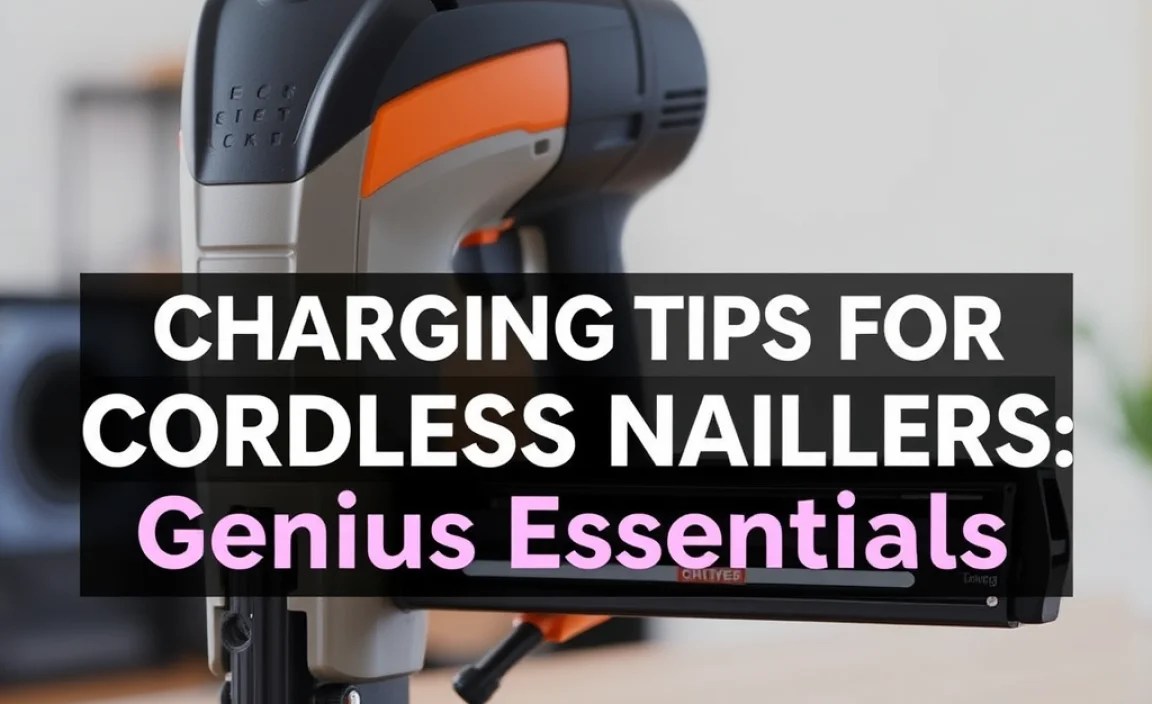 Charging Tips For Cordless Nailers: Genius Essentials