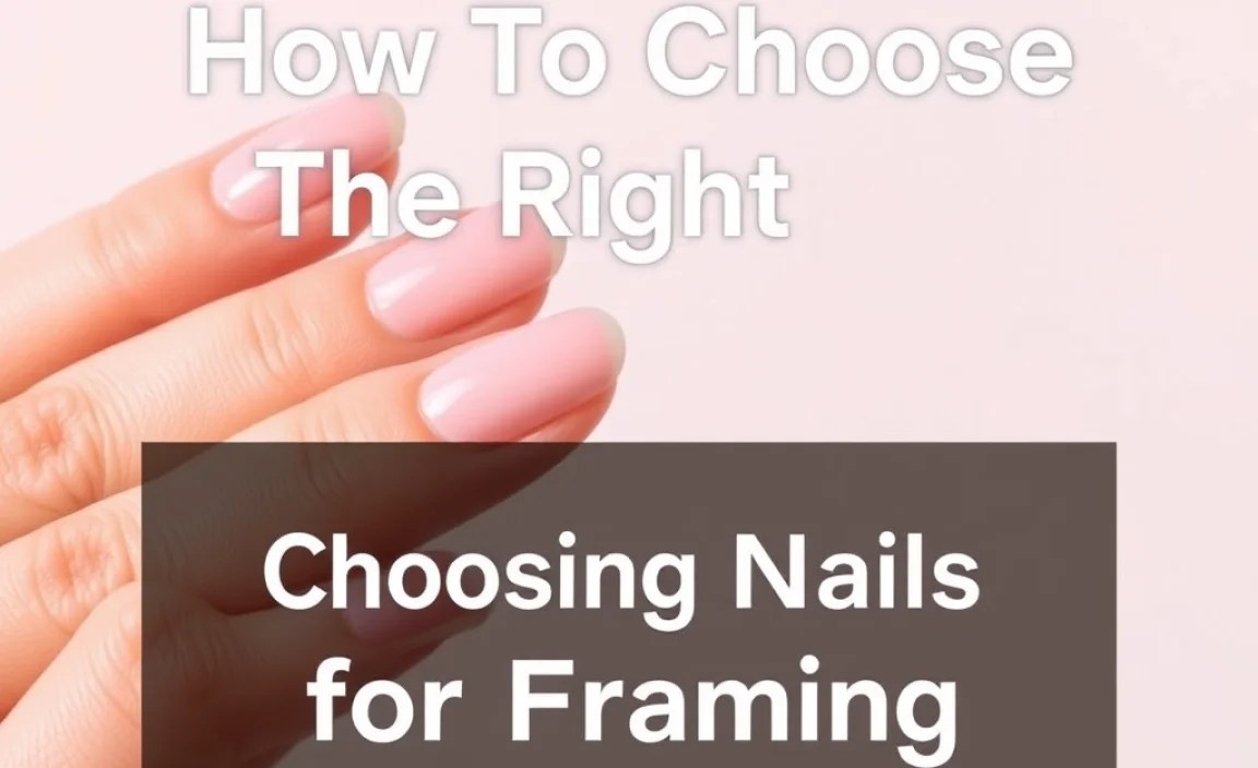 Choosing Nails for Framing