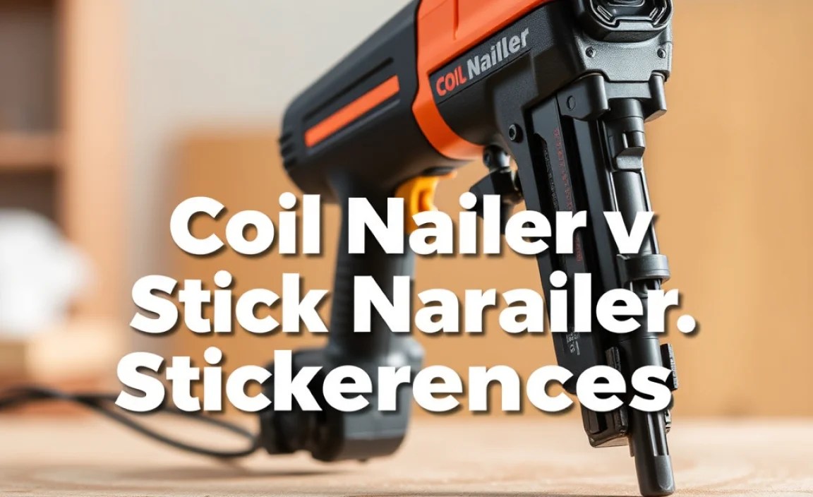 Coil Nailer vs Stick Nailer: Essential Differences