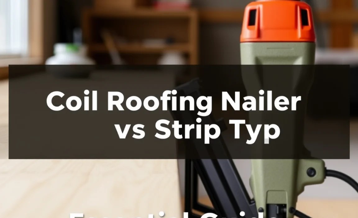 Coil Roofing Nailer vs Strip Type: Essential Guide