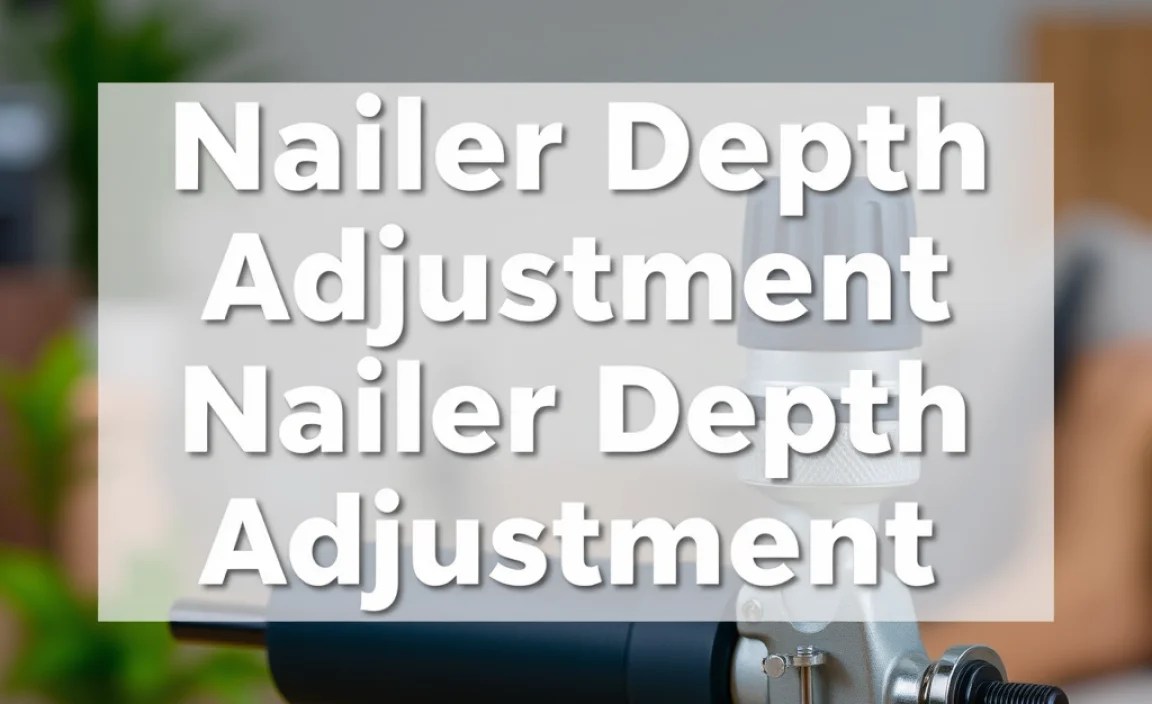Common Issues in Nailer Depth Adjustment