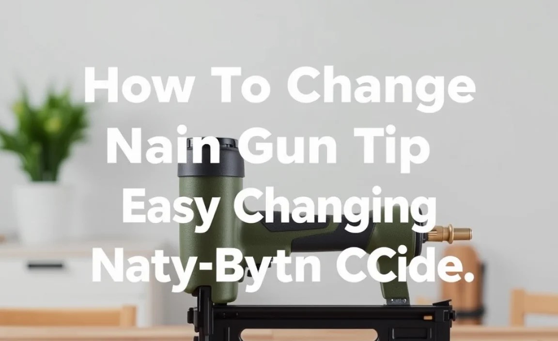Common Issues When Changing Nail Gun Tips