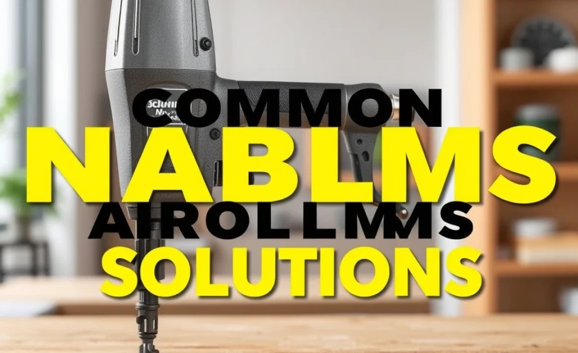 Common Nailer Problems And Solutions: Essential Fixes