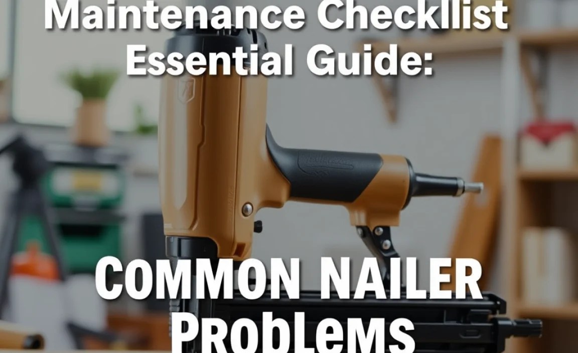 Common Powered Nailer Problems and Troubleshooting