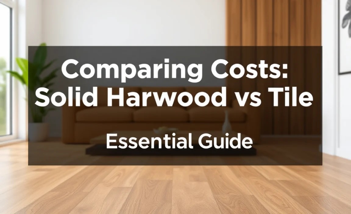 Comparing Costs: Solid Hardwood vs Tile