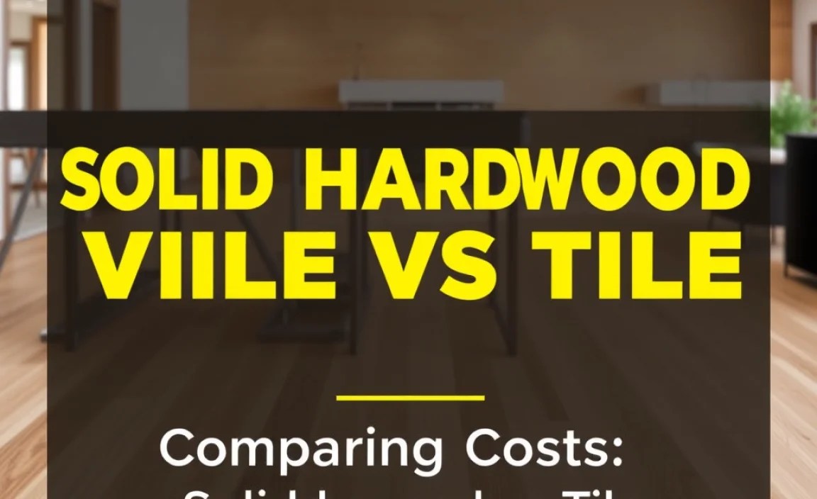Comparing Costs: Solid Hardwood vs Tile