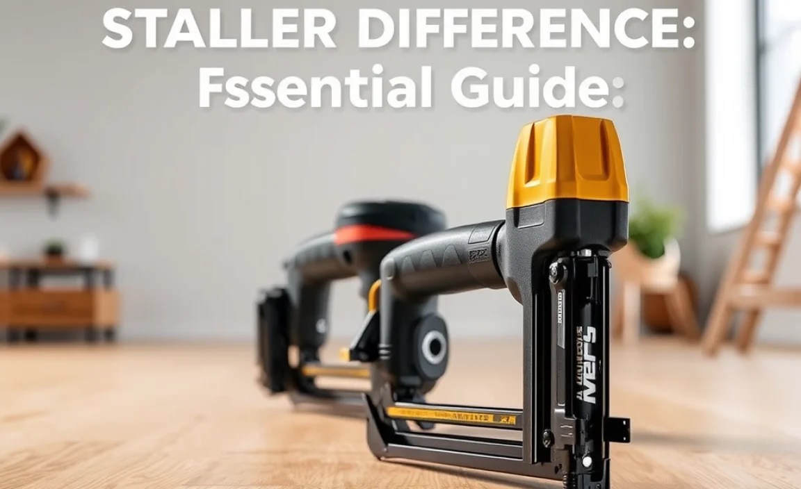 Comparing Features: Nailer vs. Stapler