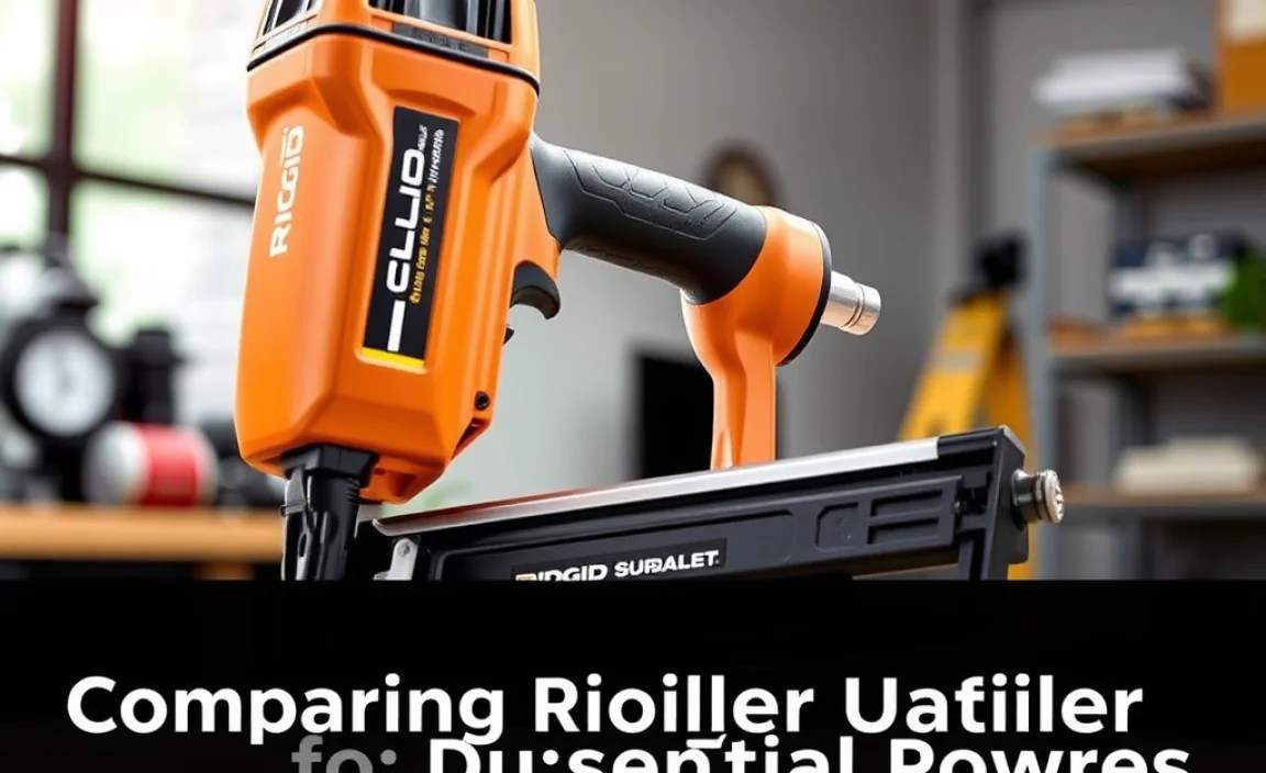 Comparing Ridgid Nailer Durability Features