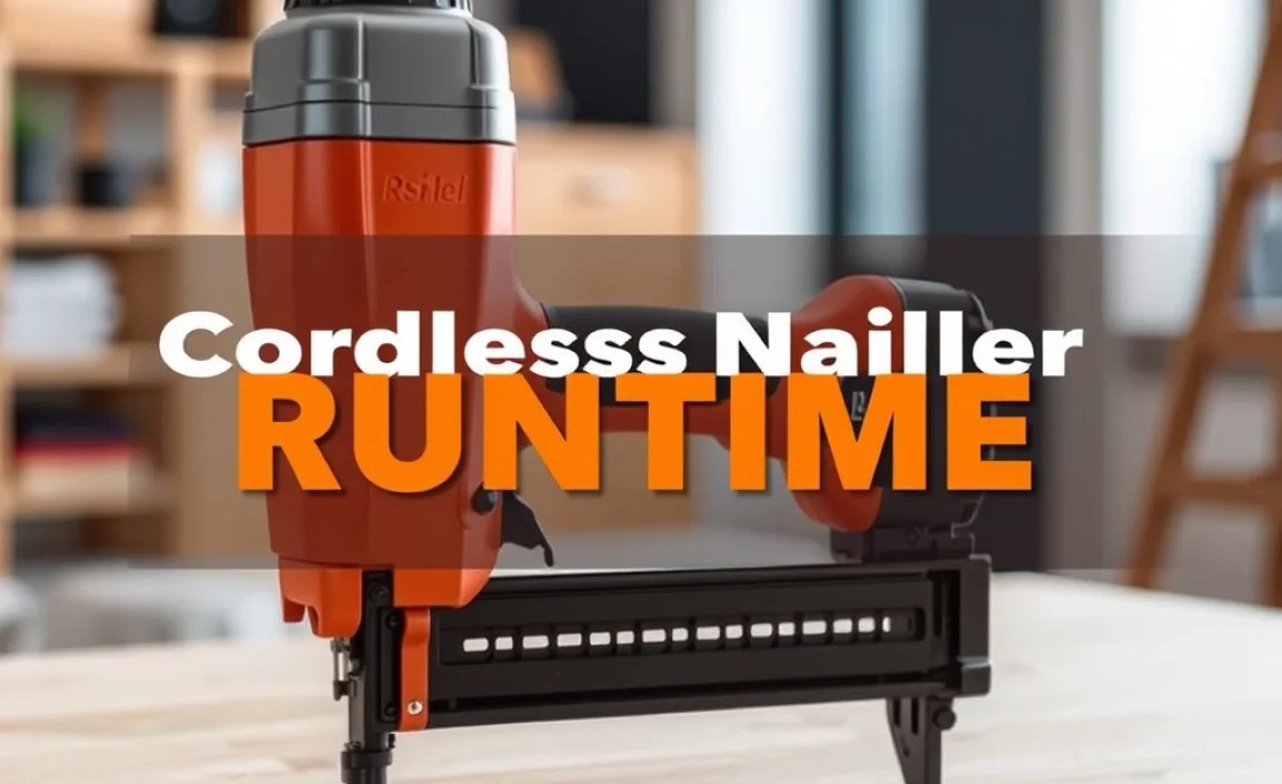Cordless Brad Nailer Runtime: Essential Power Secrets