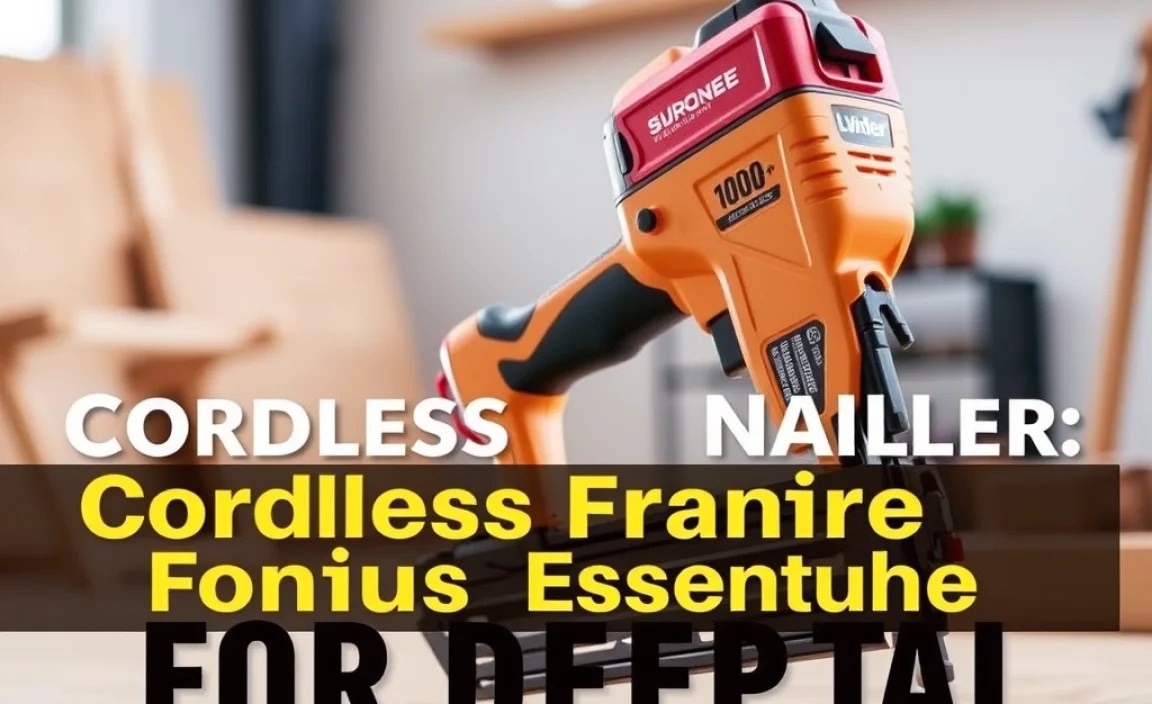 Cordless Framing Nailer For Decking: Genius Essential