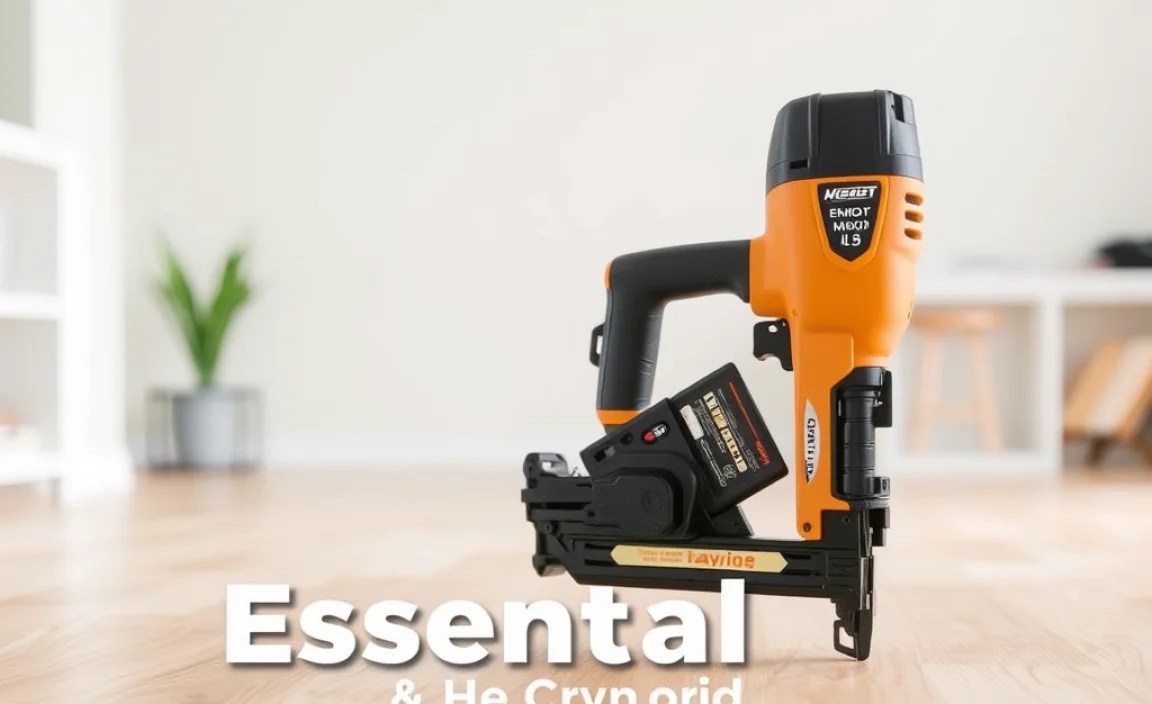 Cordless Nail Gun: Essential for Baseboards