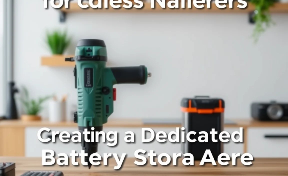 Creating a Dedicated Battery Storage Area