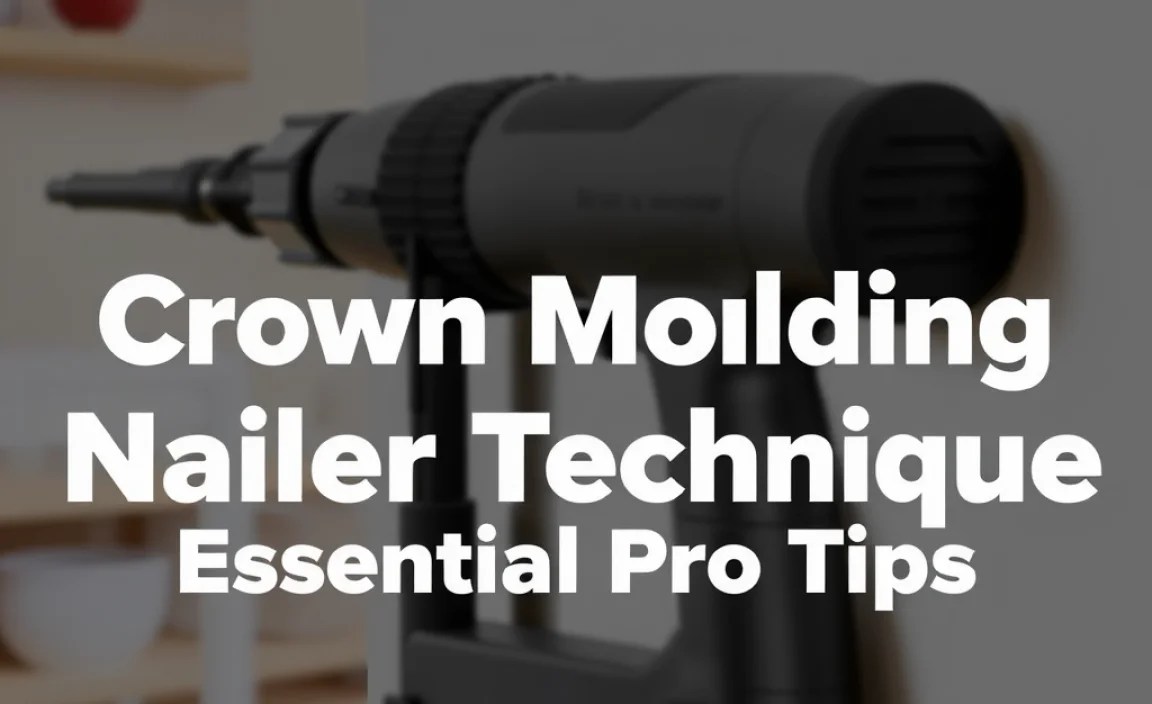 Crown Molding Nailer Technique: Essential Pro Tips
