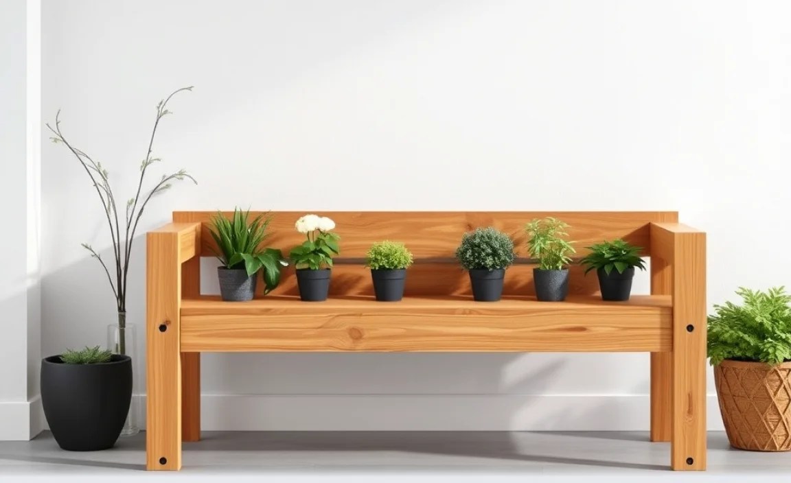 Customization Ideas for Your Planter Bench