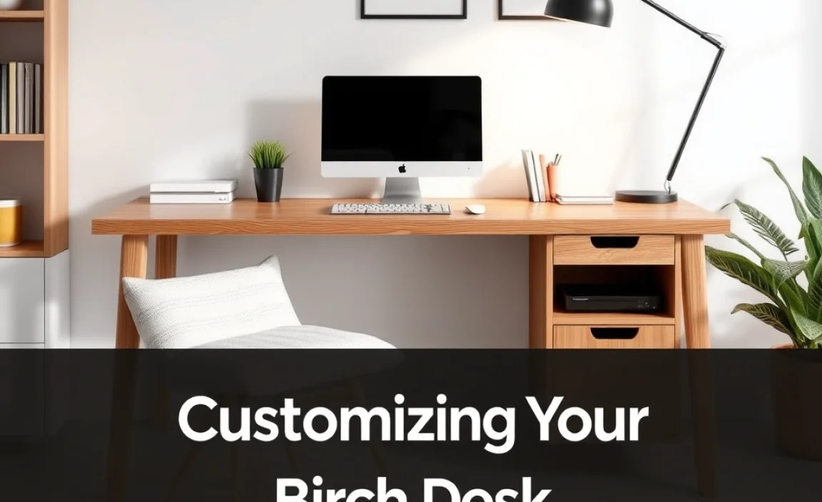 Customizing Your Birch Desk