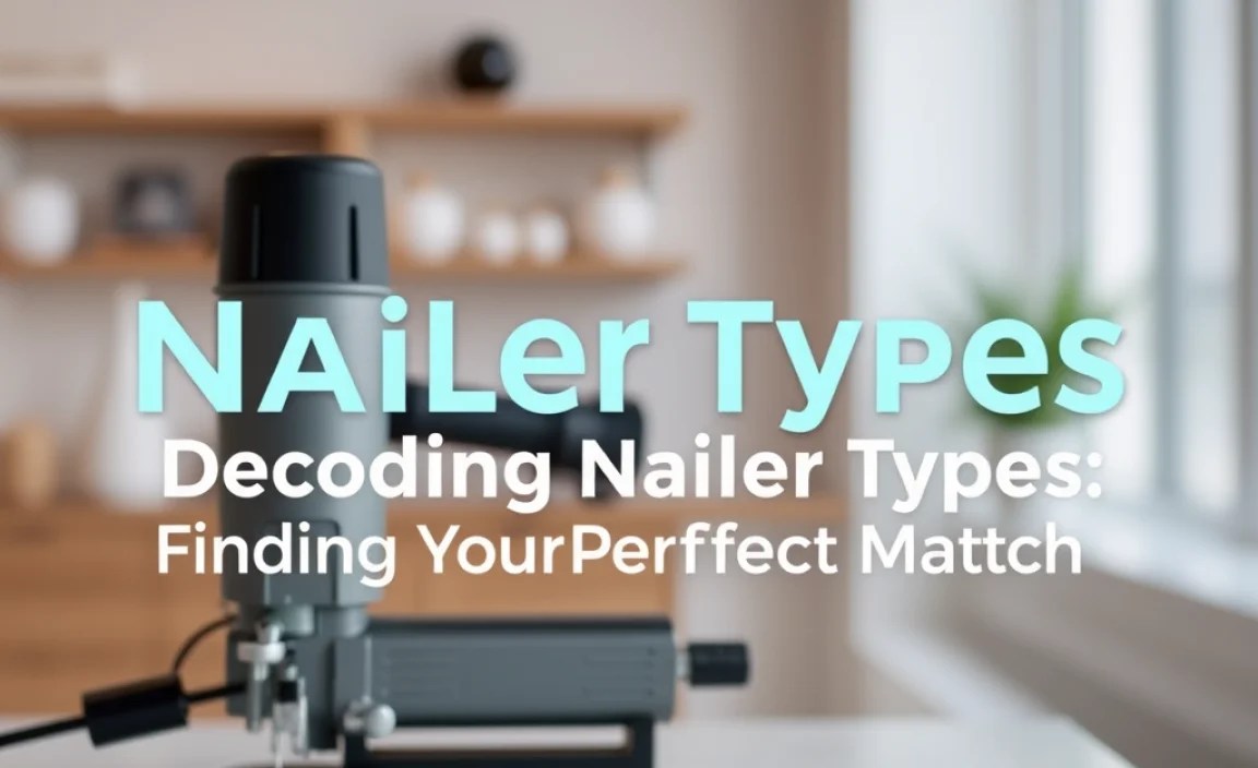 Decoding Nailer Types: Finding Your Perfect Match