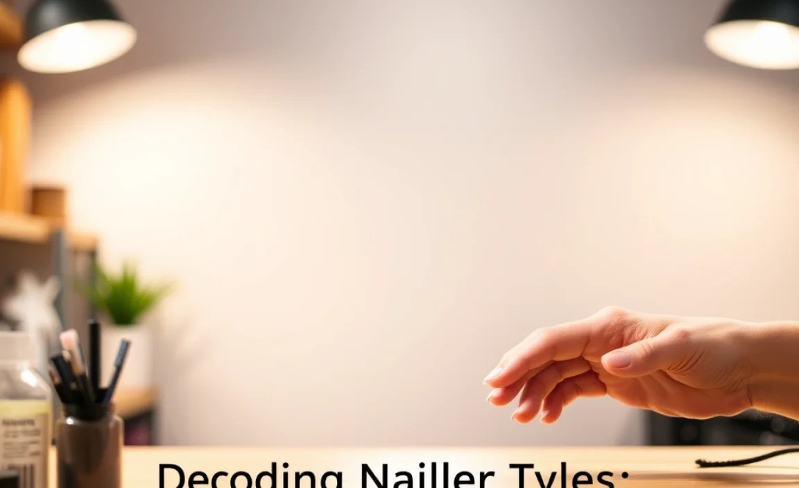 Decoding Nailer Types: Finding Your Perfect Match