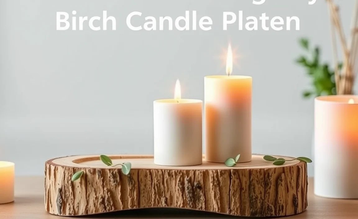 Decorating Your Birch Candle Platform