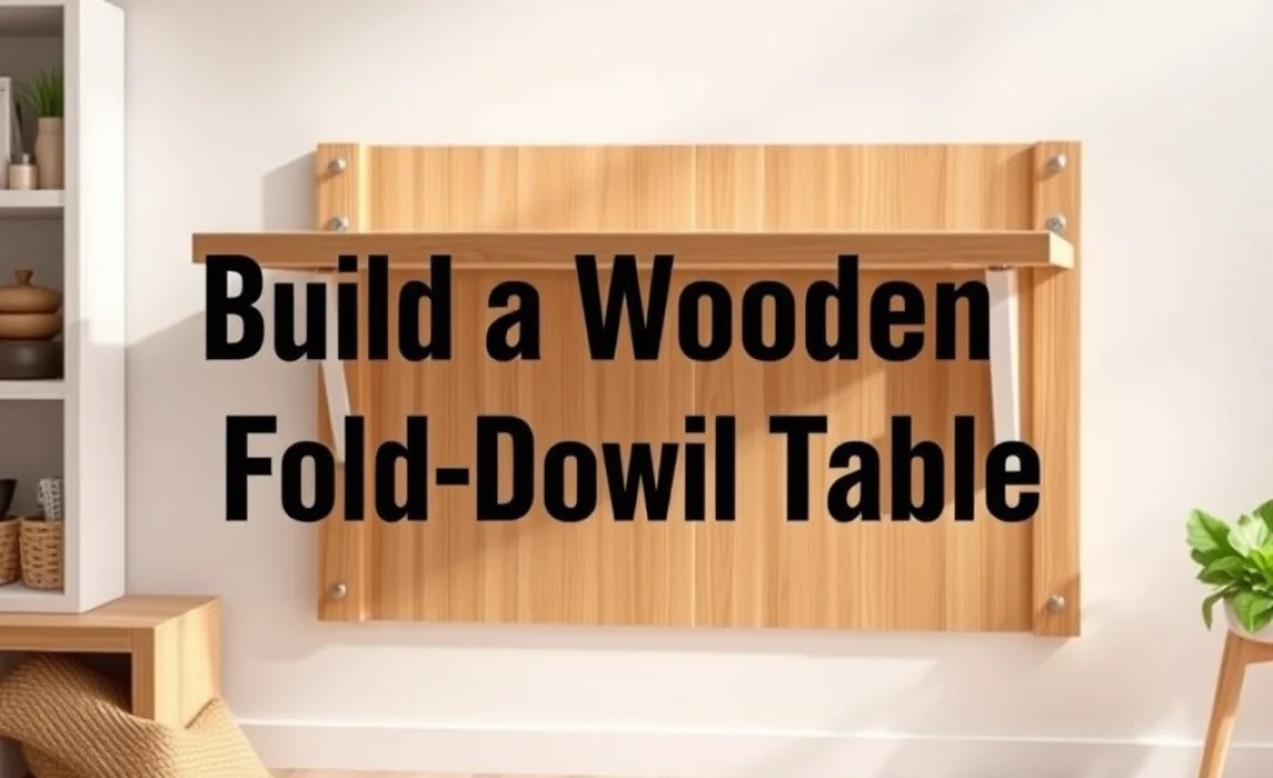 Designing Your Fold-Down Table