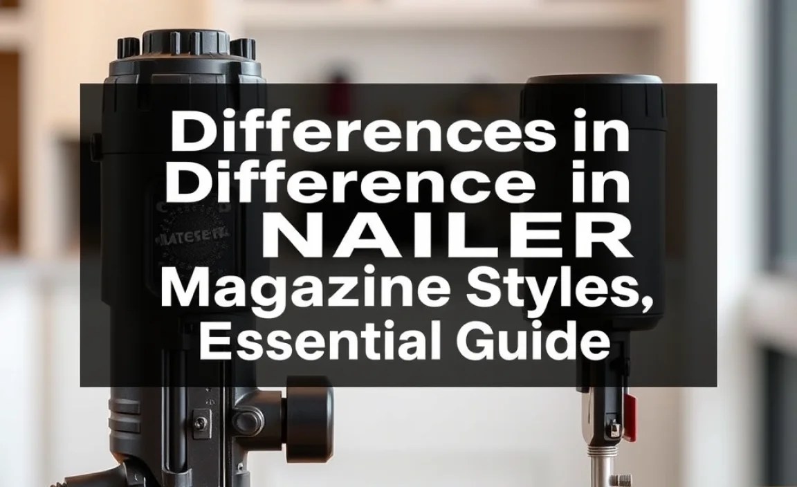 Differences In Nailer Magazine Styles: Essential Guide