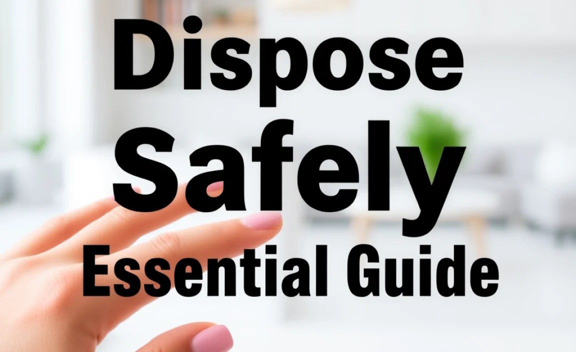 Dispose Nails Safely From Magazine: Essential Guide