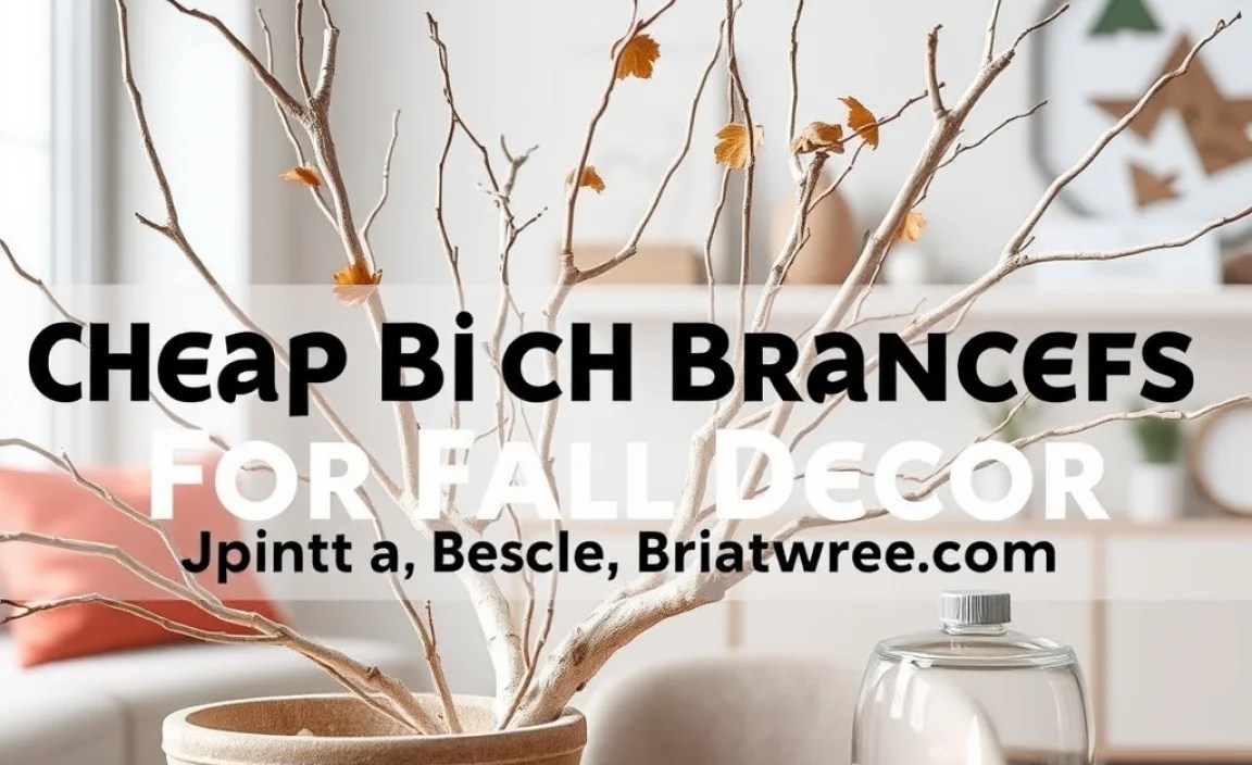 DIY Fall Decor Ideas Using Birch Branches