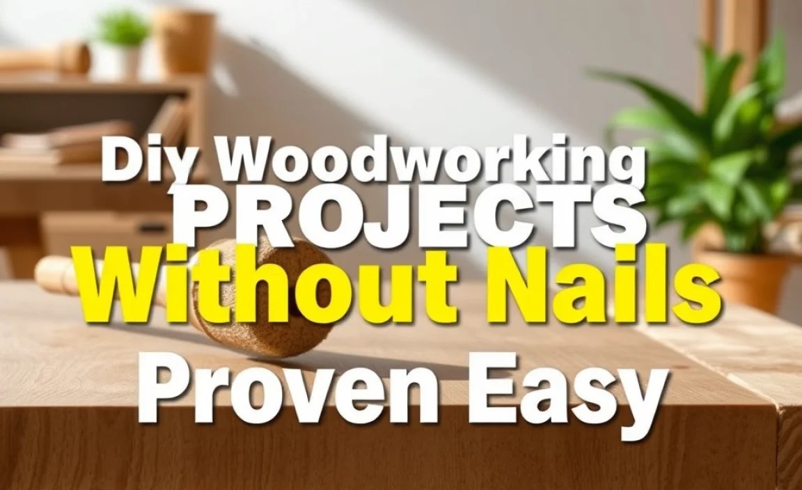 Diy Woodworking Projects Without Nails: Proven Easy