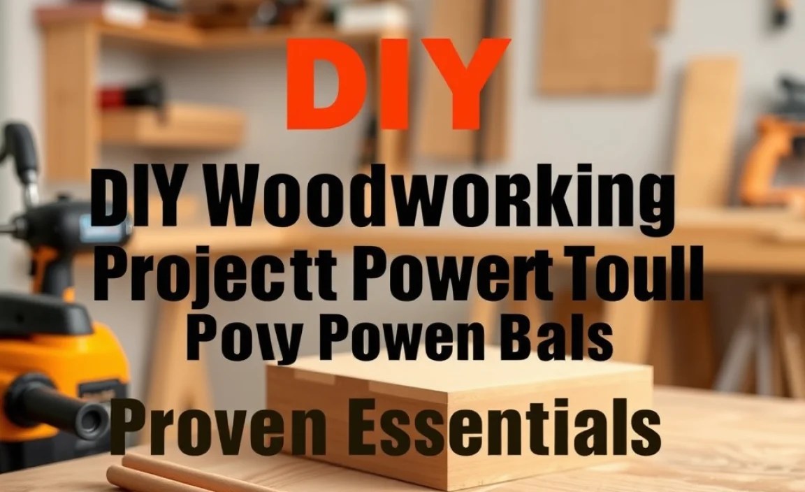 DIY Woodworking Projects Without Power Tools: Proven Essentials