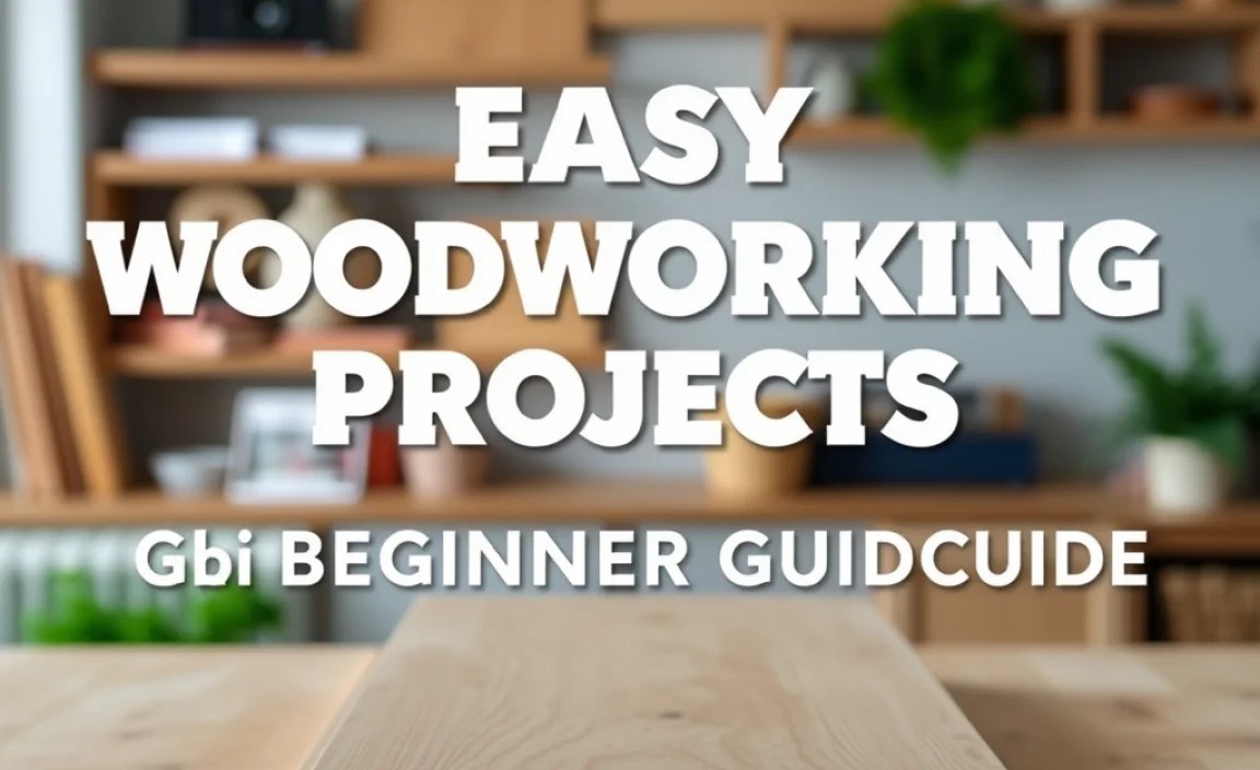 Easy Woodworking Projects: Genius Beginner Guide