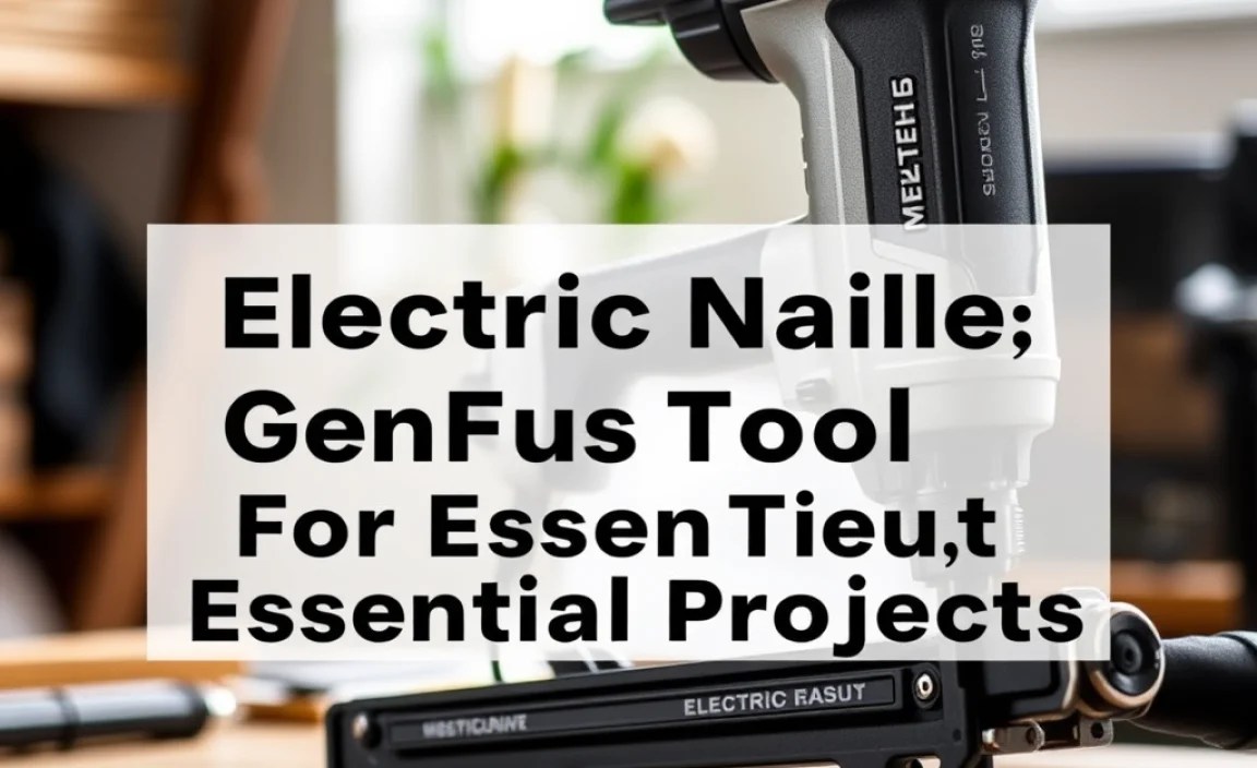 Electric Nailer: Genius Tool For Essential Projects
