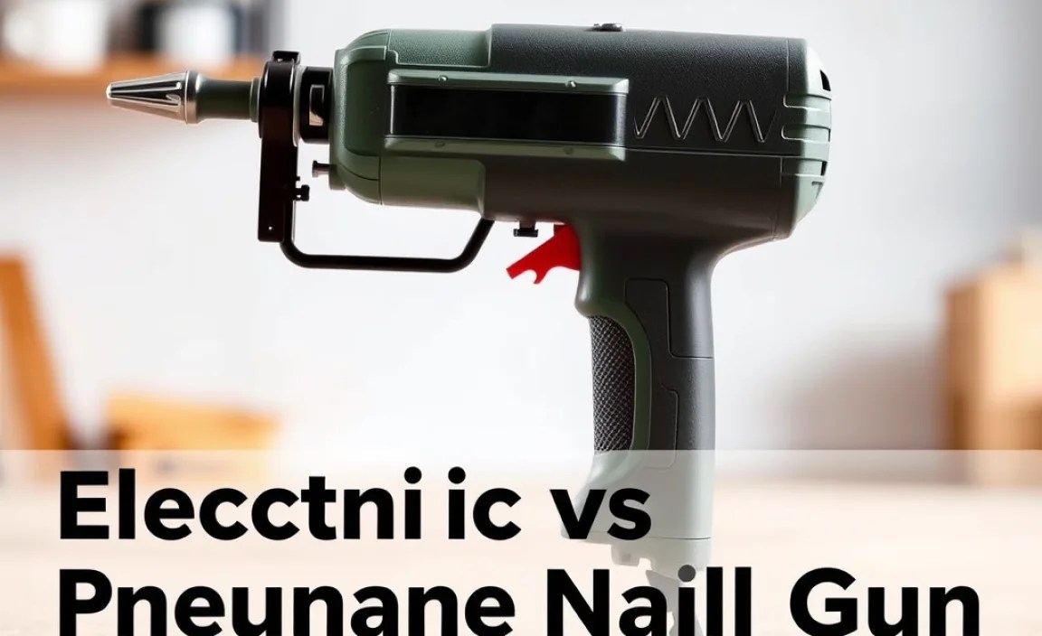 Electric vs Pneumatic Nail Gun Comparison: Essential Guide