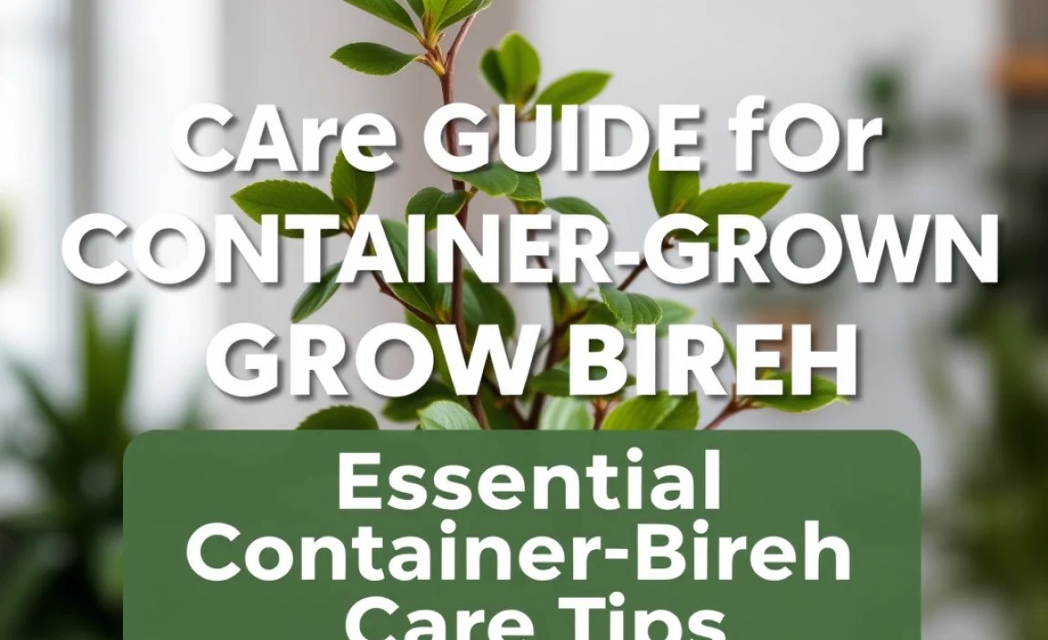 Essential Container Birch Care Tips