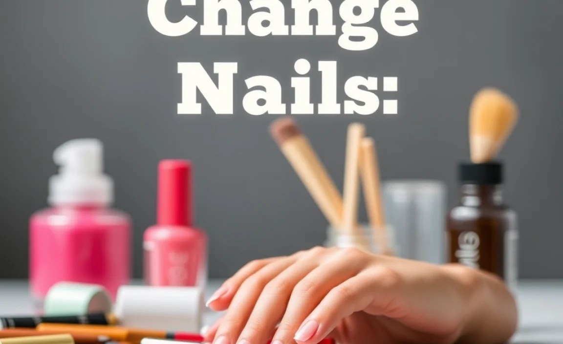 Essential Tools and Materials for Changing Nails