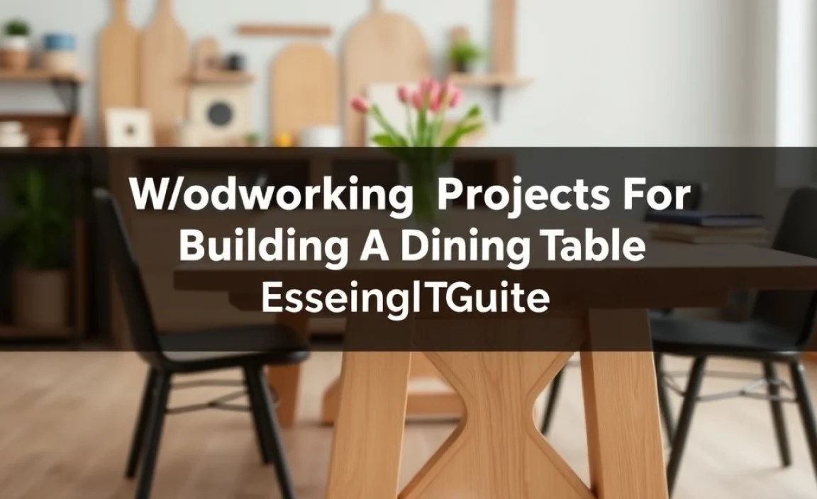 Essential Tools for Building a Dining Table
