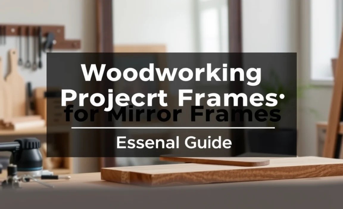 Essential Tools for Building Mirror Frames