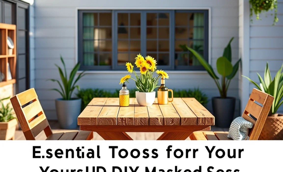 Essential Tools for Your DIY Dining Set Project