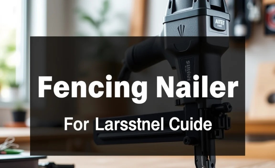 Fencing Nailer For Large Projects: Genius Essential Guide