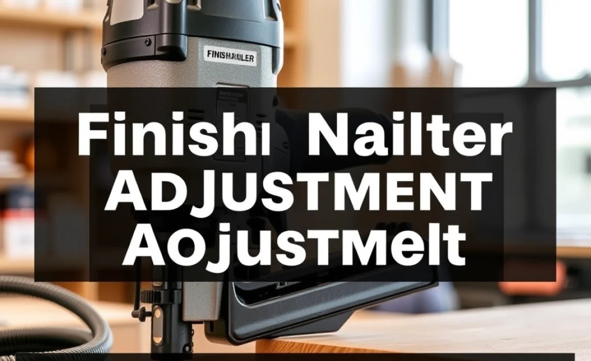 Finish Nailer Depth Adjustment: Essential Tutorial