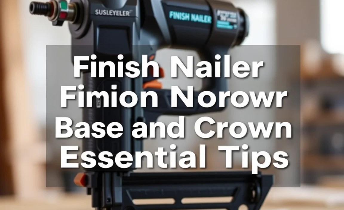 Finish Nailer for Base and Crown: Essential Tips