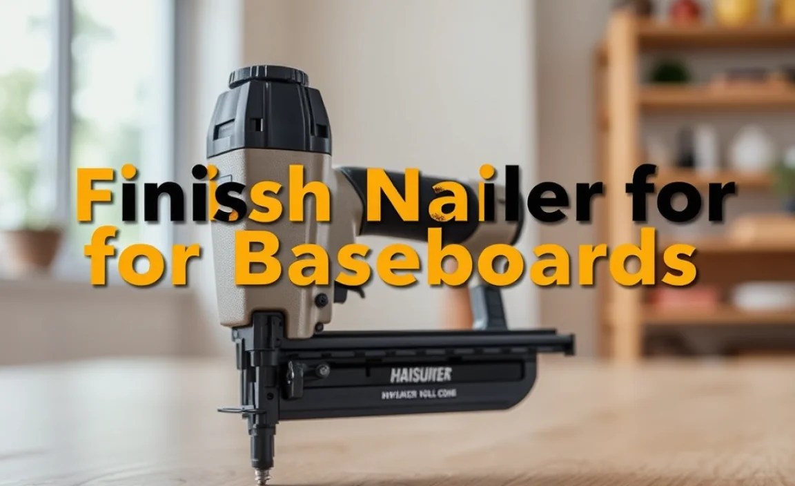 Finish Nailer for Baseboards: Essential Guide