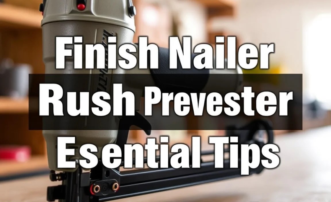 Finish Nailer Rust Prevention: Essential Tips