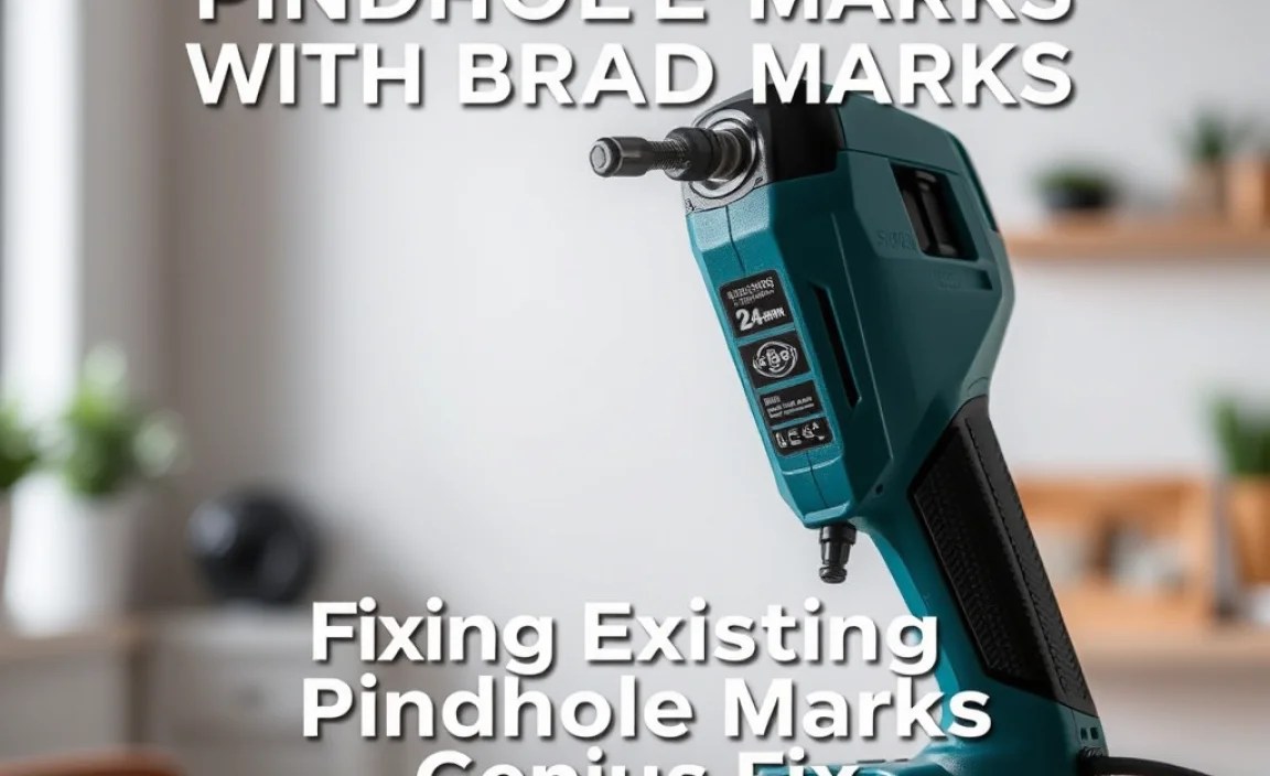 Fixing Existing Pinhole Marks