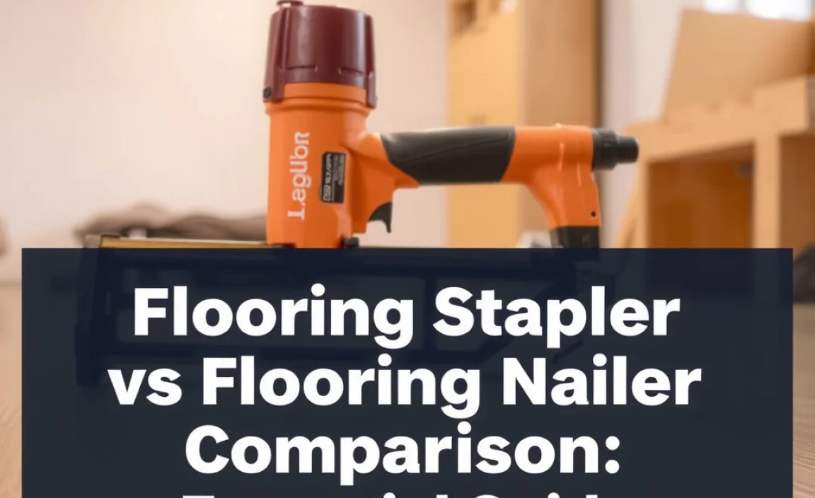 Flooring Stapler vs Flooring Nailer Comparison: Essential Guide