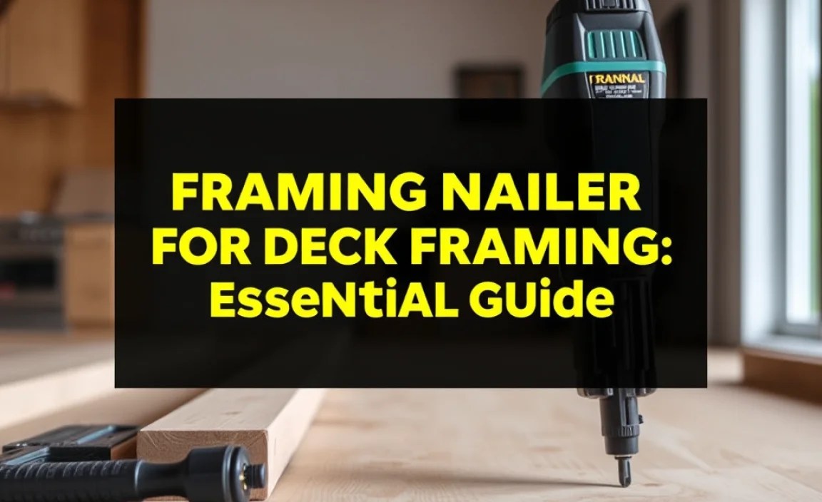 Framing Nailer for Deck Framing: Essential Guide