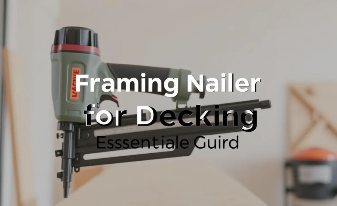 Framing Nailer for Decking: Essential, Proven Guide