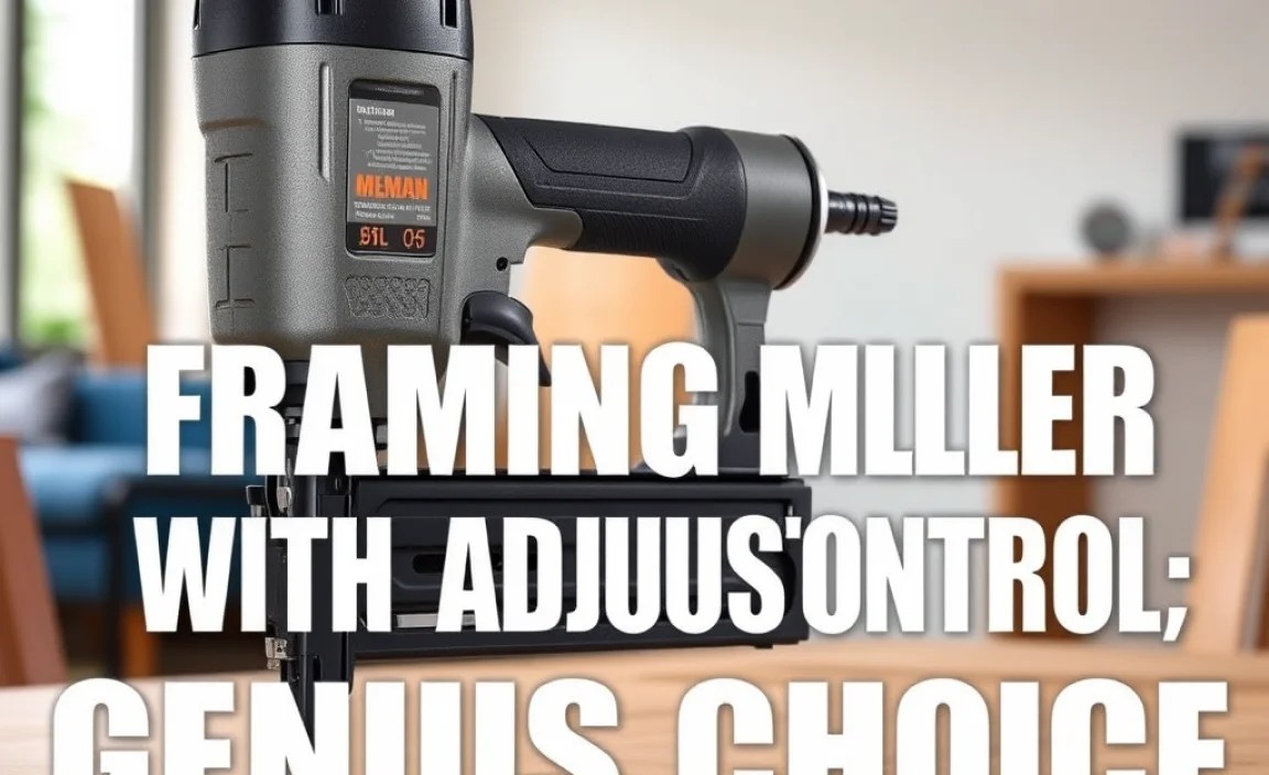 Framing Nailer With Adjustable Depth Control: Genius Choice