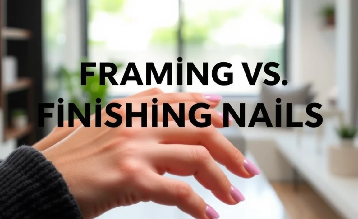 Framing vs Finishing Nails: Essential Guide