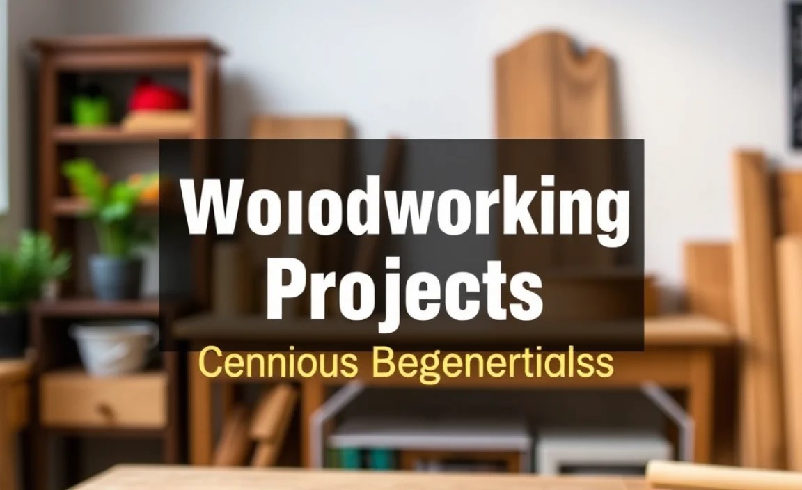 Fun Woodworking Projects: Genius Beginner Essentials